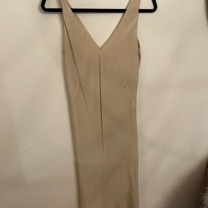 Ivory Silk Dress - Banana Republic